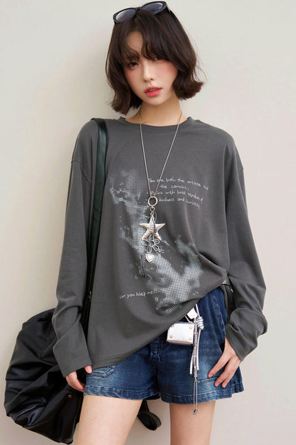 Mode Loose Raglan Top
