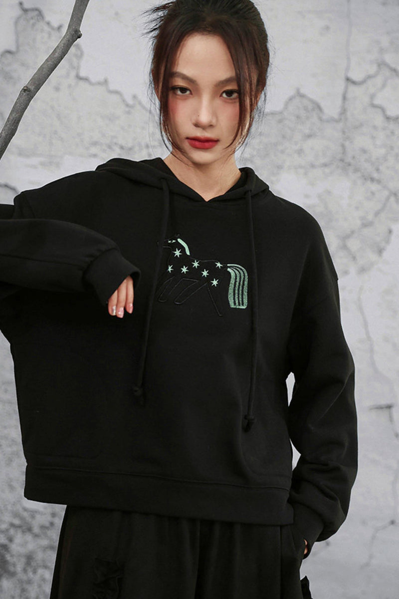 Little Horse Hooded Top