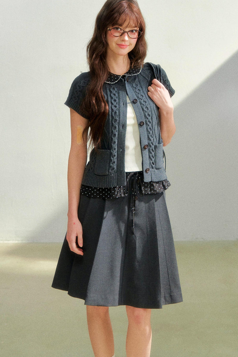 College Style Knit Top