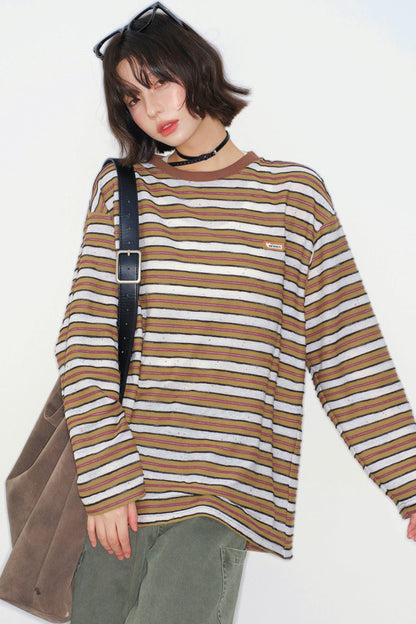 Striped Loose Mode Top