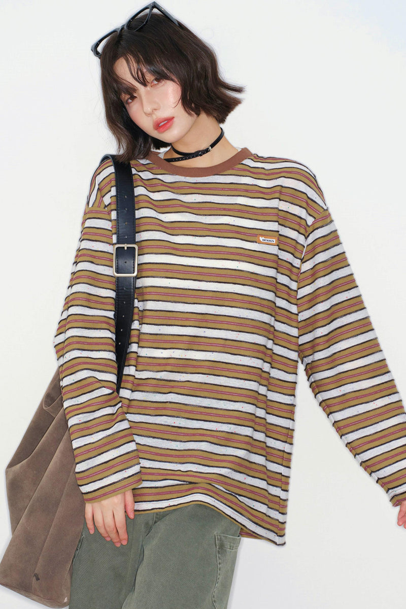 Striped Loose Mode Top
