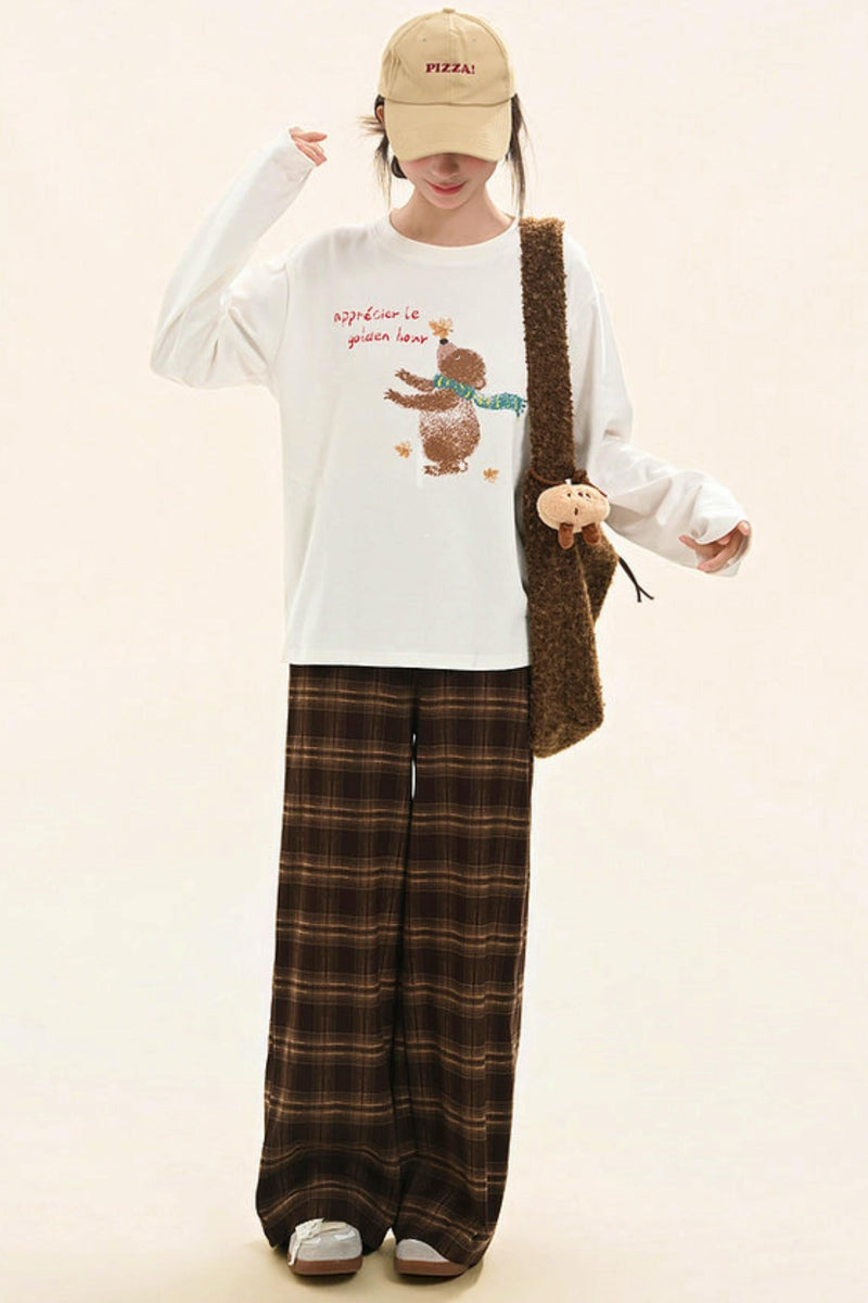 Sweet Bear Print Top