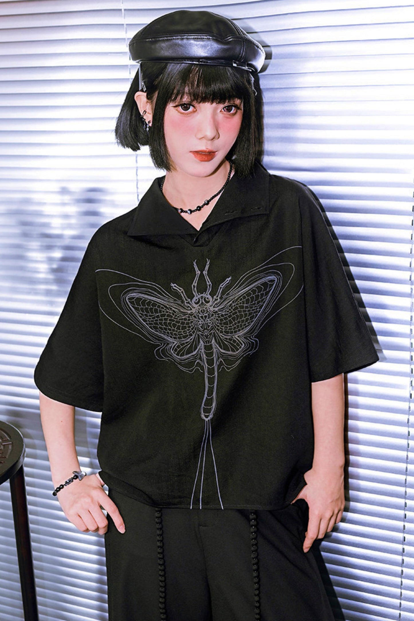 Eternity Printed Mid-sleeve Top