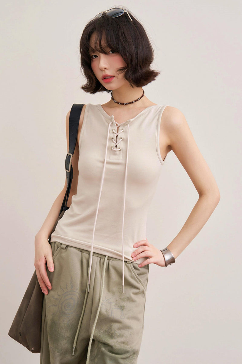 Reverse Slim Fit Tank Top