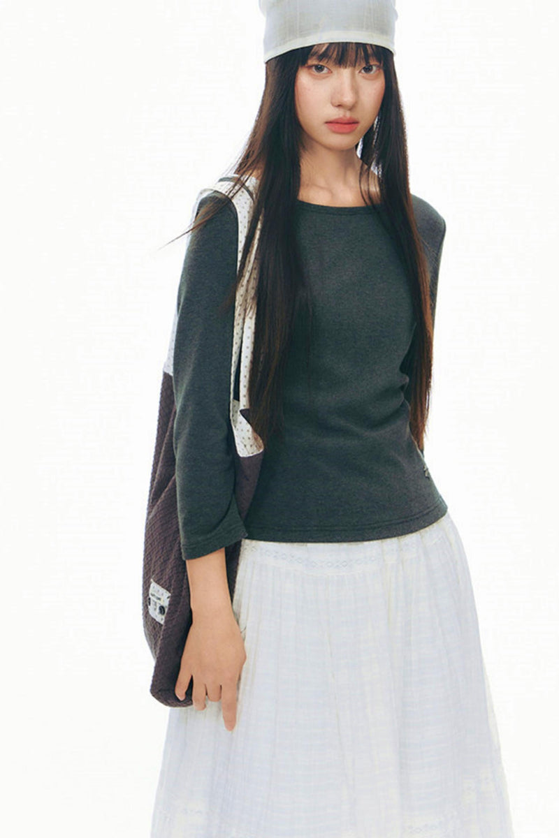 Cut-out Design Slim Top