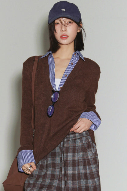 Preppy Knit Sweater Top