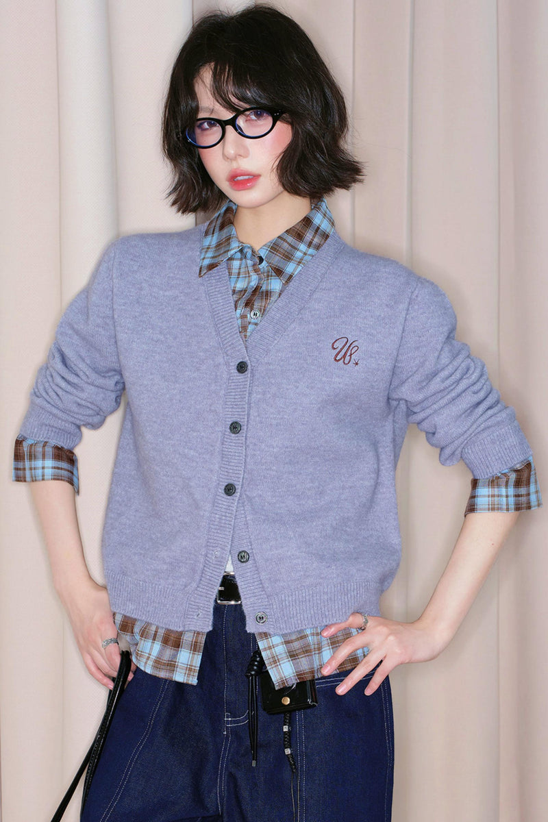Fake Two Piece Knit Sweater