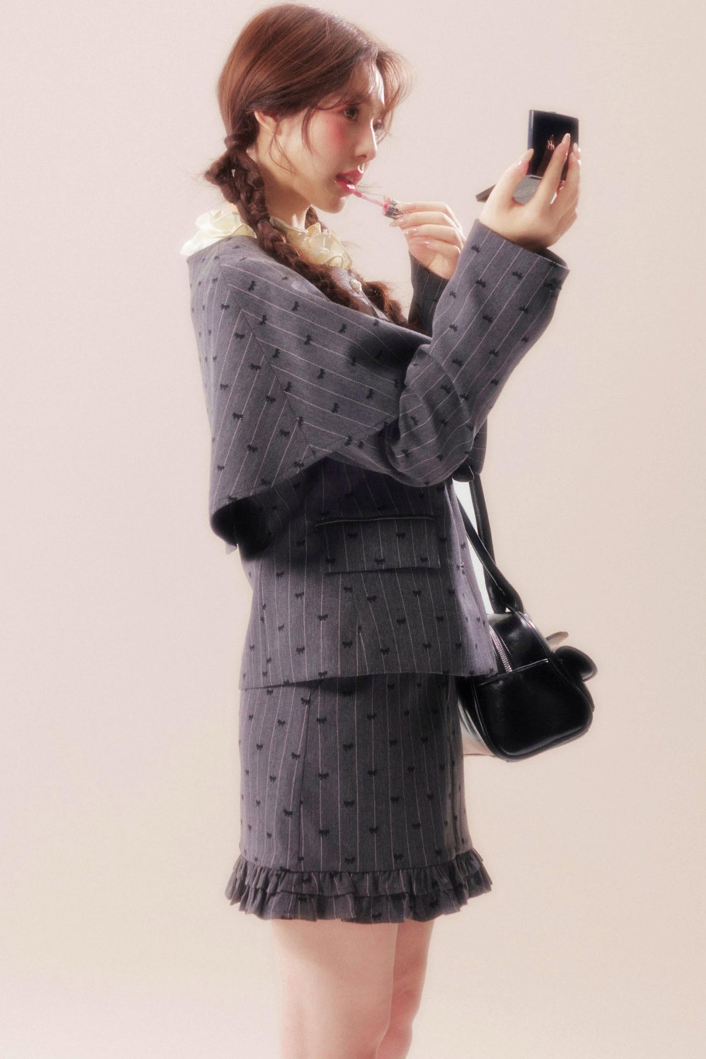 Sweet Retro Jacket + Shawl + Skirt + Knit Tops