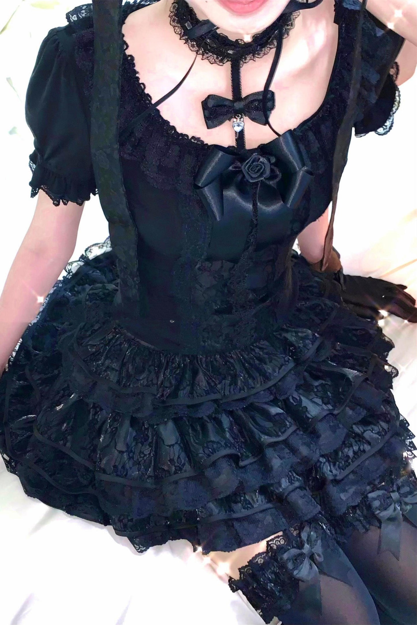 Nocturne Lace Skirt + Top