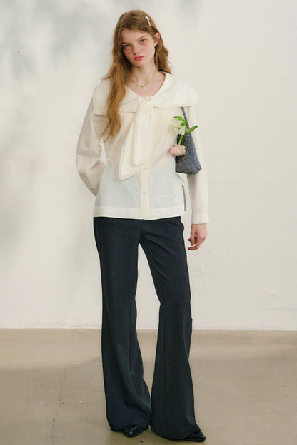 French Sailor Collar Blouse