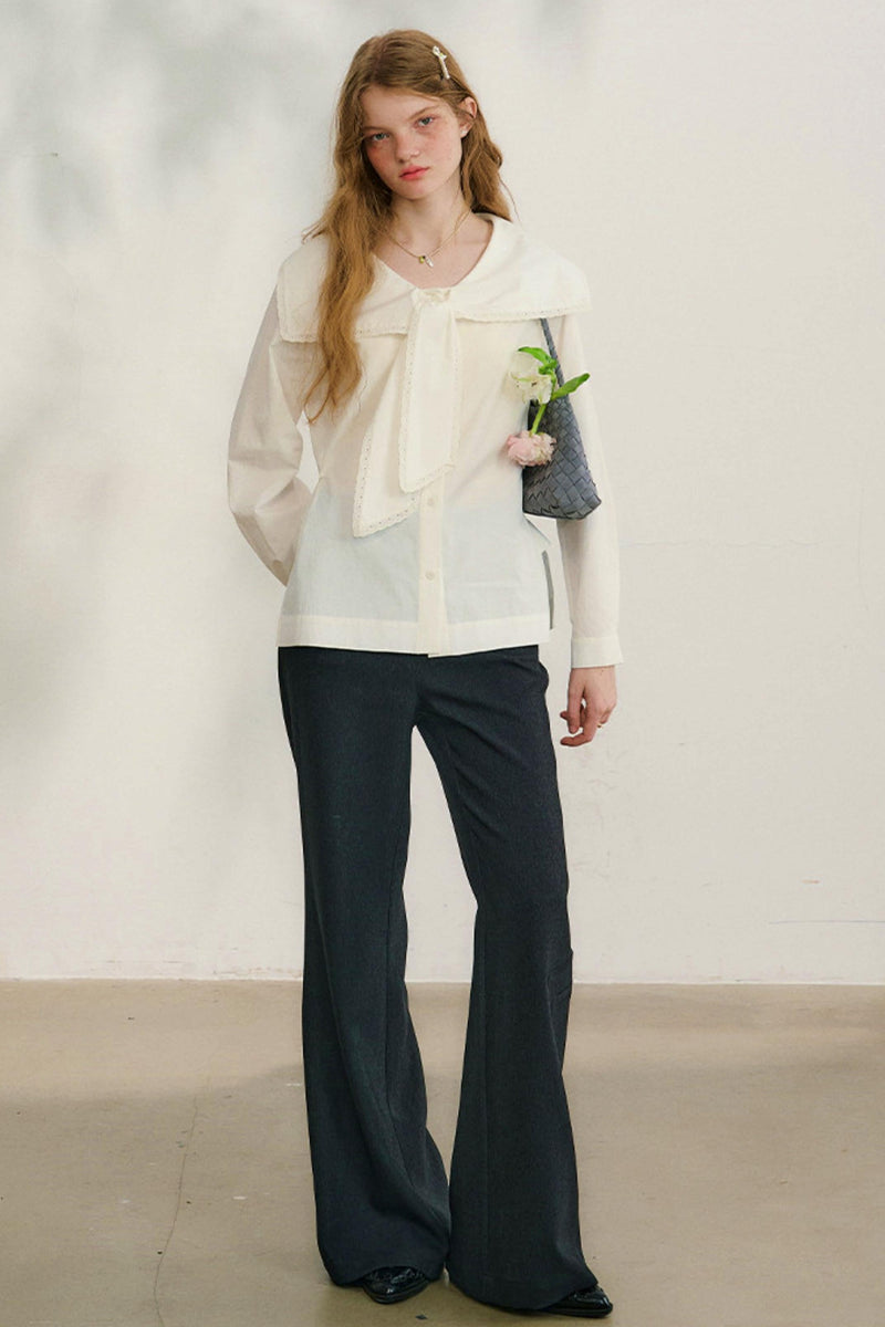 French Sailor Collar Blouse