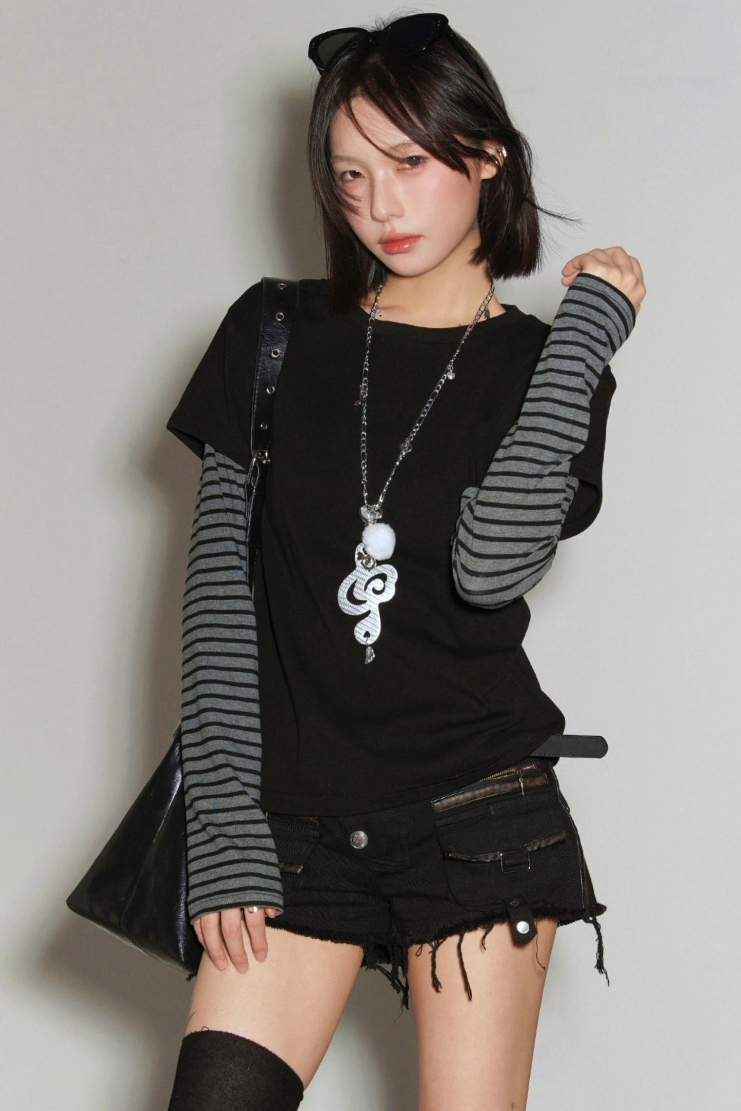 Gravity Patchwork Color Block Top