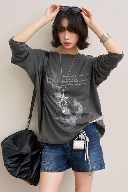 Mode Loose Raglan Top
