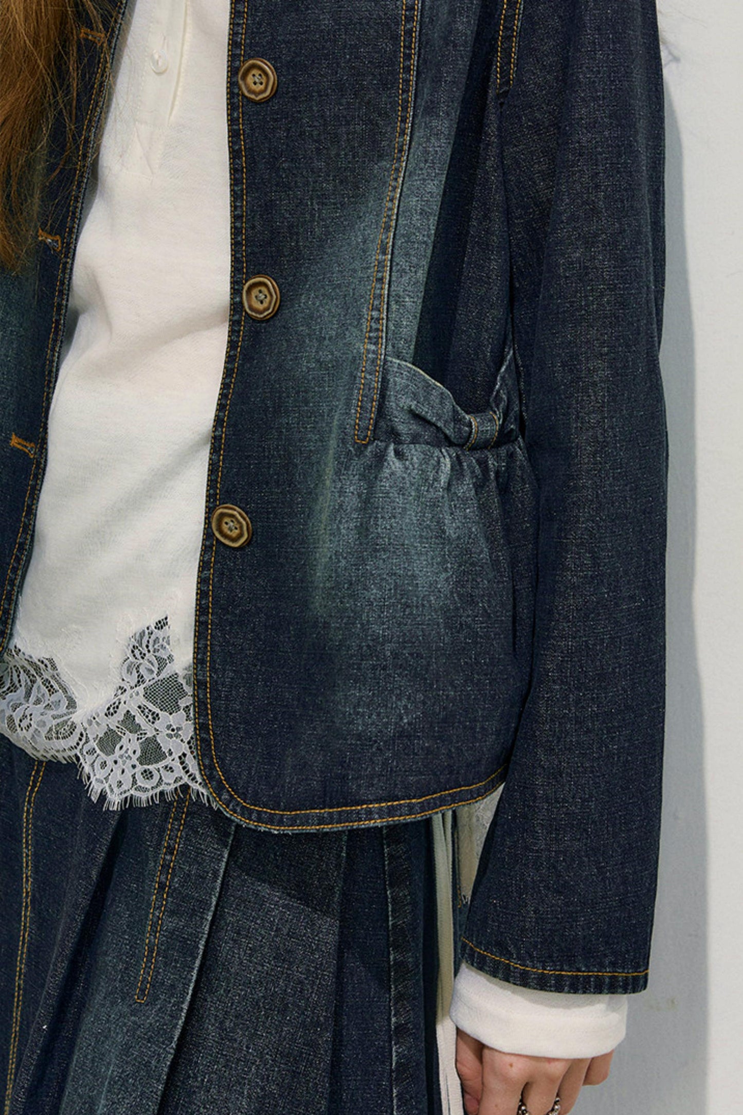 Love Diary Denim Jacket + Skirt