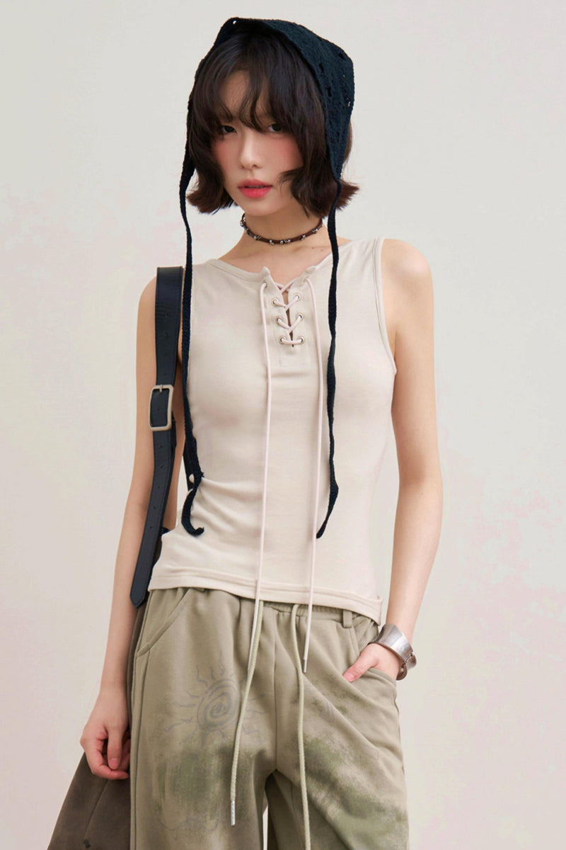 Reverse Slim Fit Tank Top