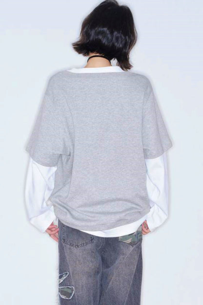 Gravity Patchwork Color Blocked Top