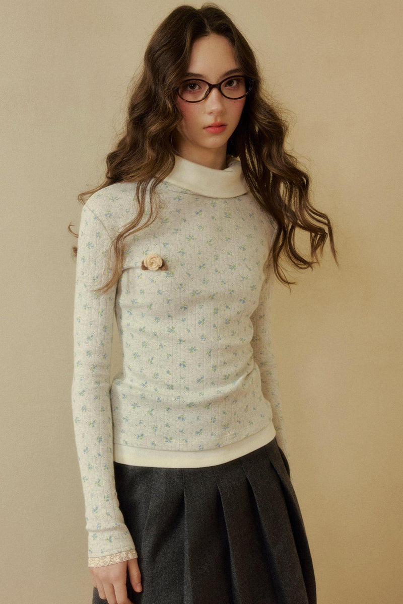 Tight Turtleneck Top