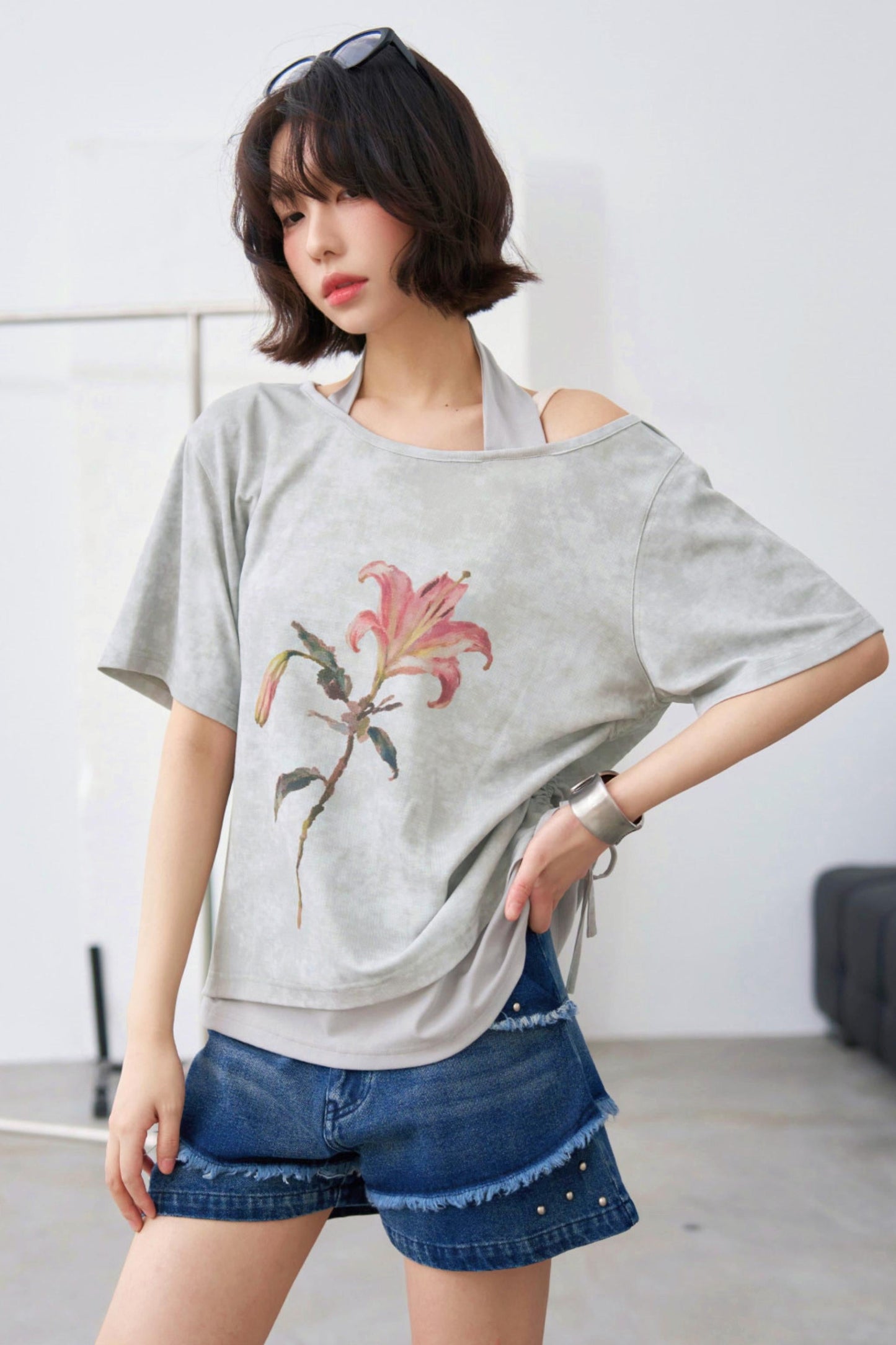 Retro Design Loose Top