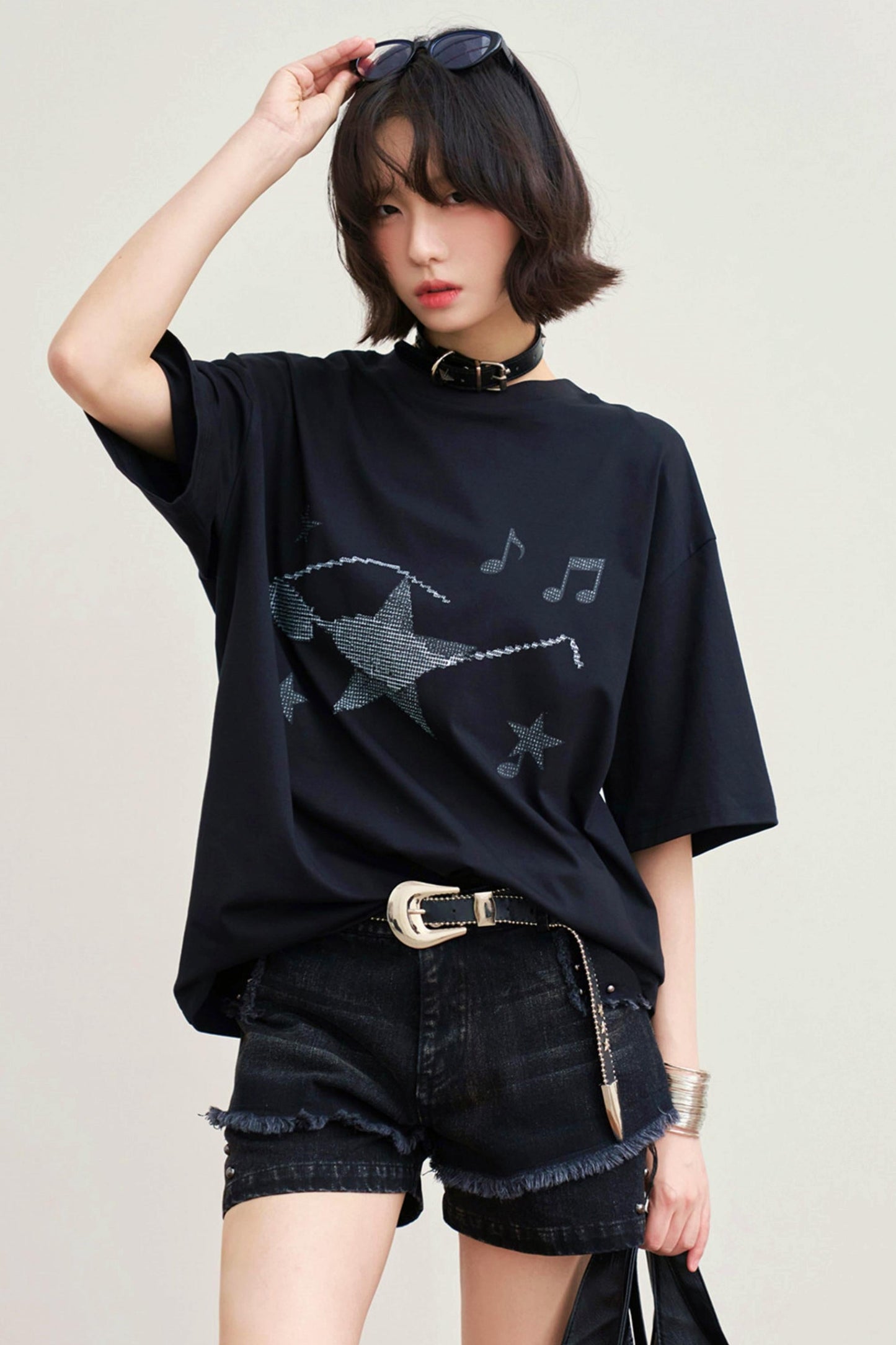 Gravity Museum Printed Top