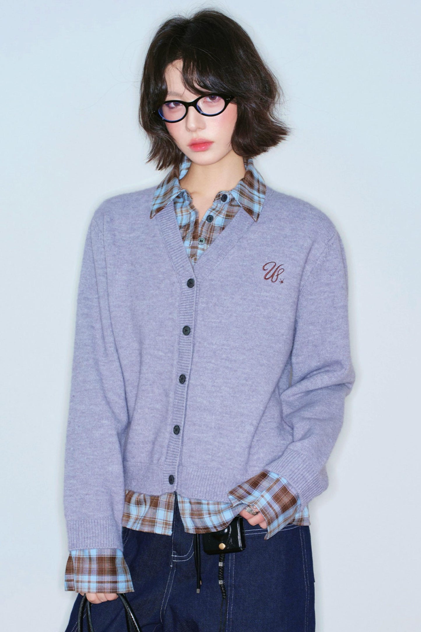 Fake Two Piece Knit Sweater
