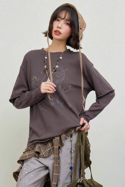 Dreamy Unicorn Long Sleeve Top