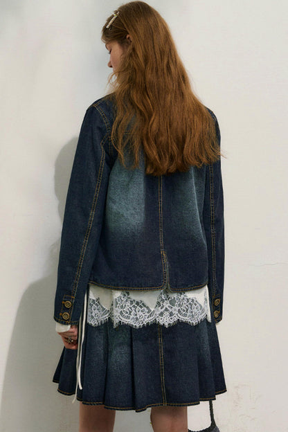 Love Diary Denim Jacket + Skirt