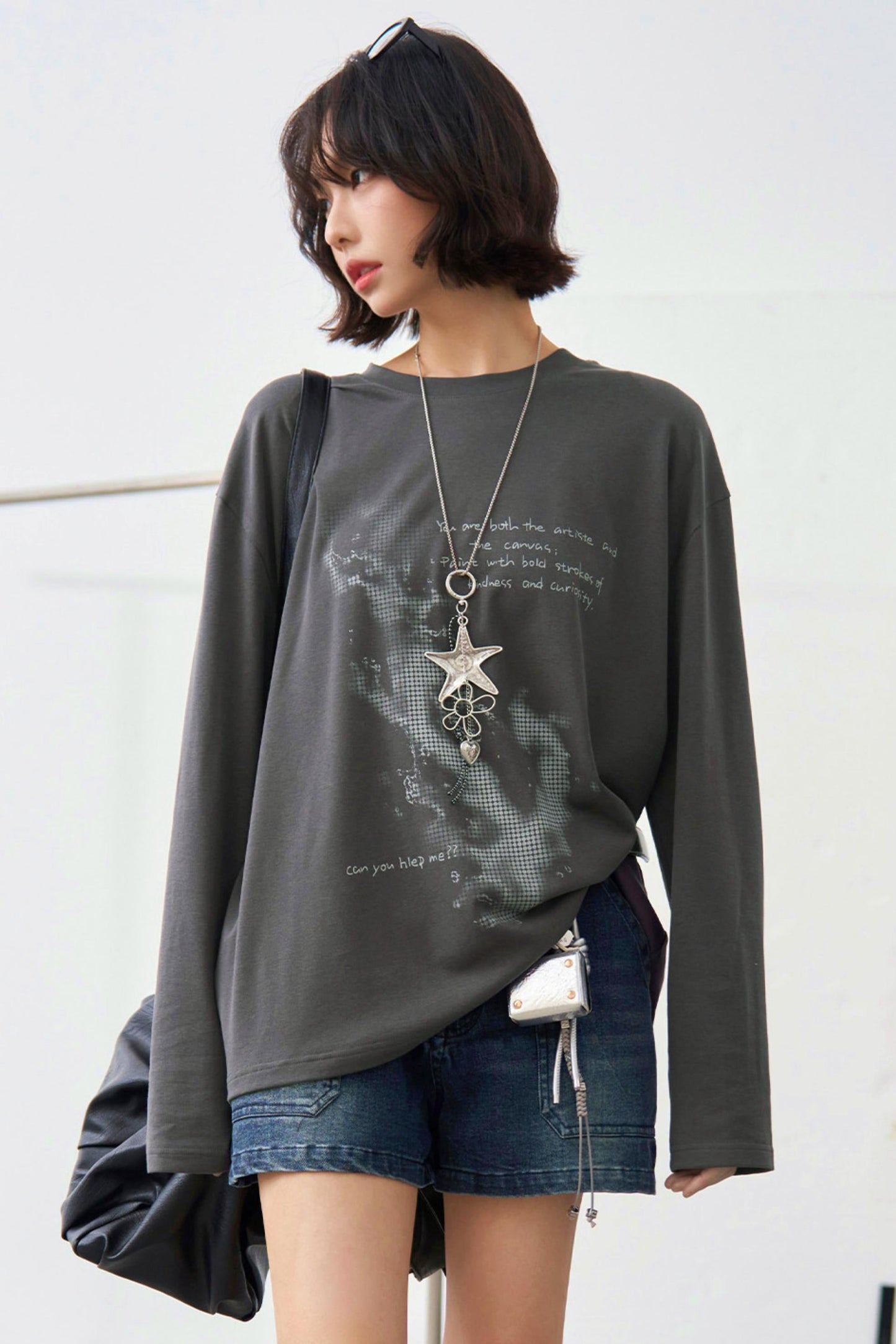 Mode Loose Raglan Top