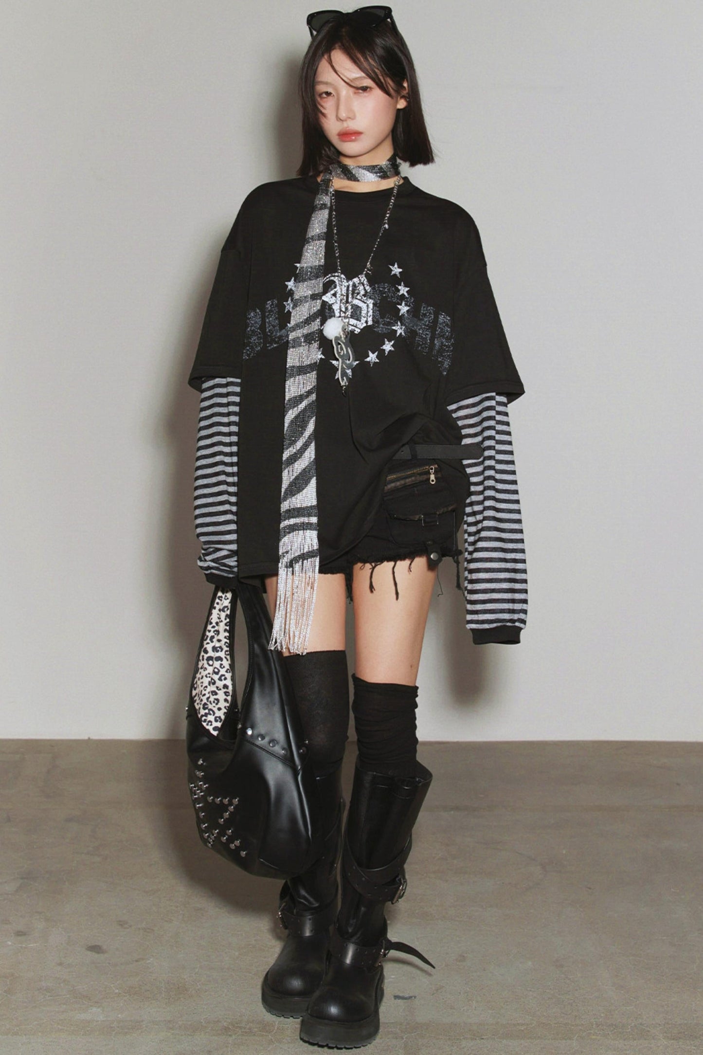 Gravity Patchwork Color Block Top