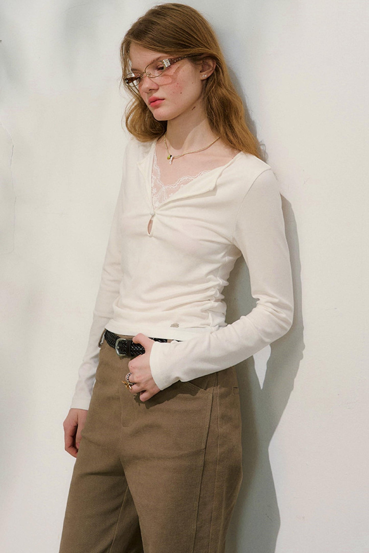 Cloud Seeder Lace Patchwork Top