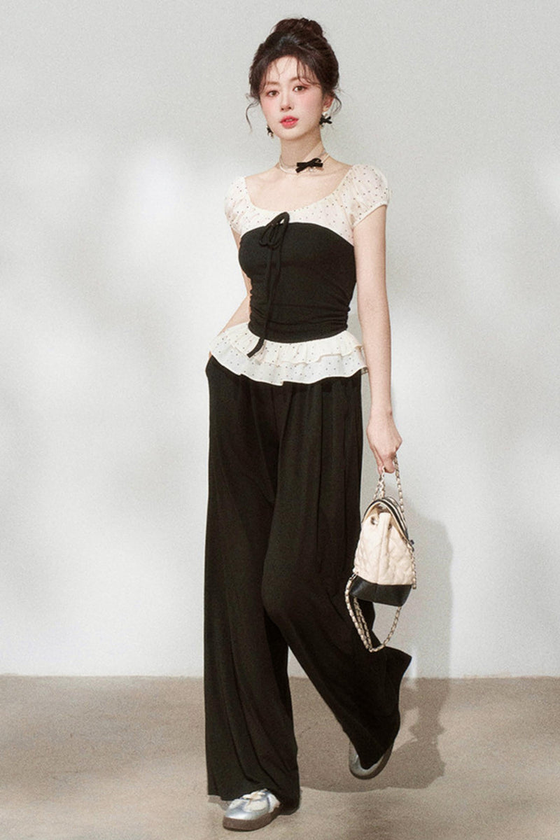 Off-shoulder Top + Pants