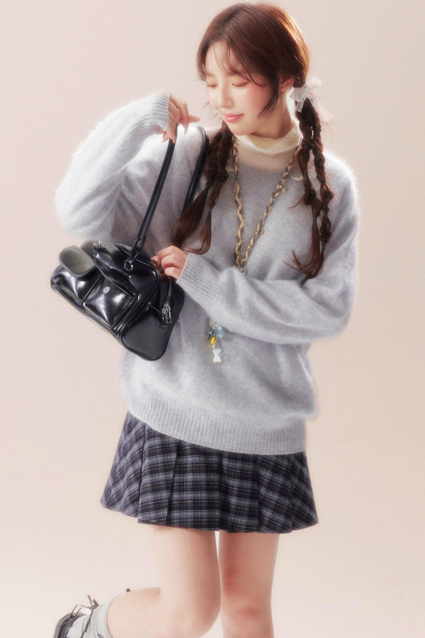 Pearl Bowknot Sweater