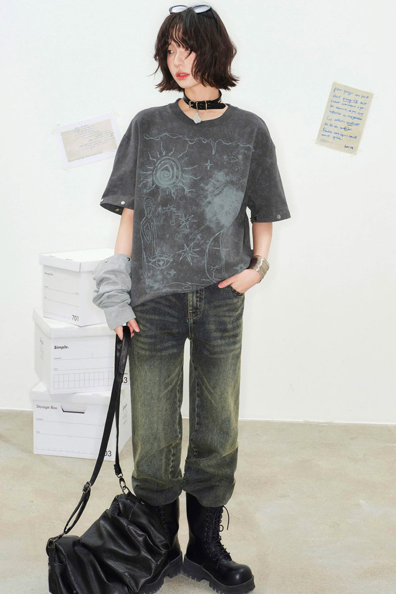Mode Hand Painted Top