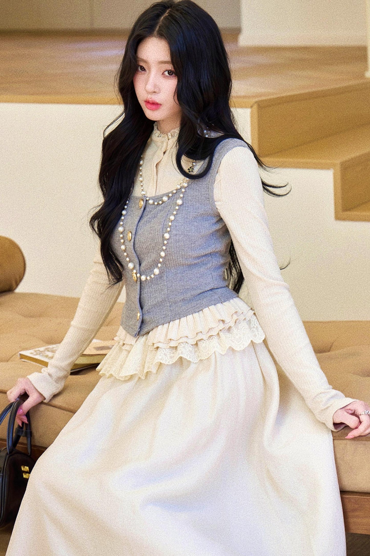 French Wreath Jacket + Top + Skirt