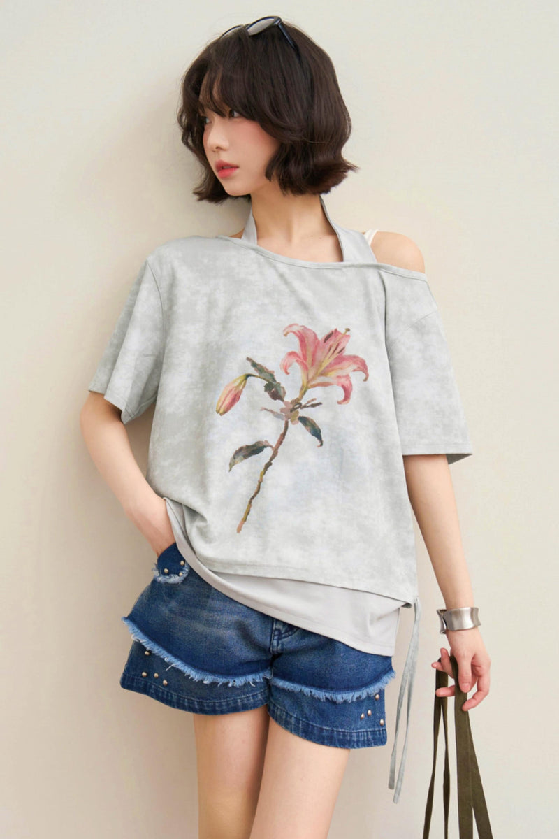 Retro Design Loose Top