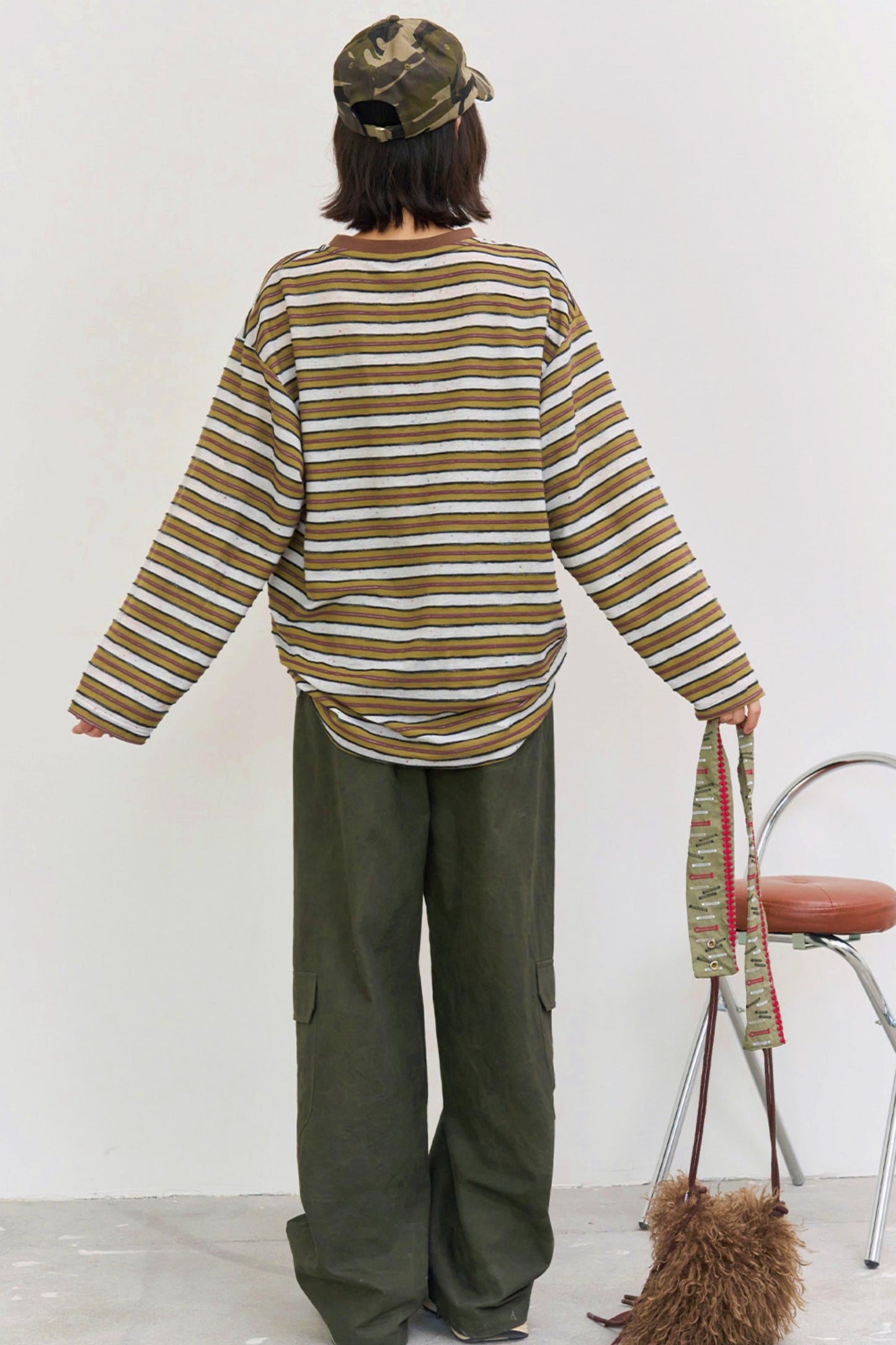 Striped Loose Mode Top