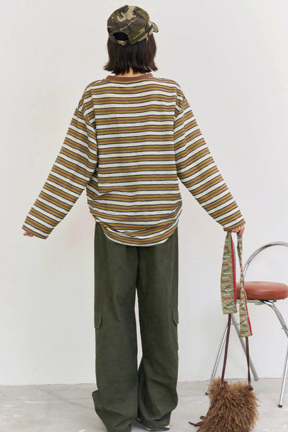 Striped Loose Mode Top