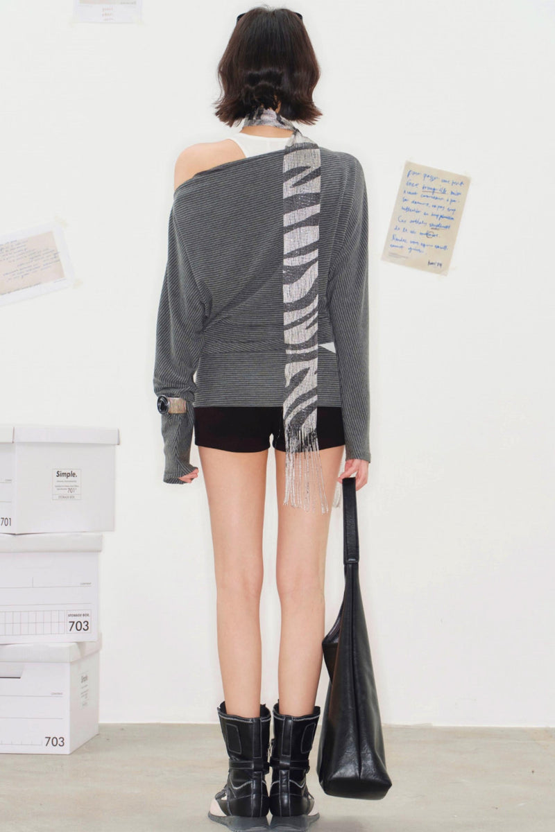 Timescale One Shoulder Top