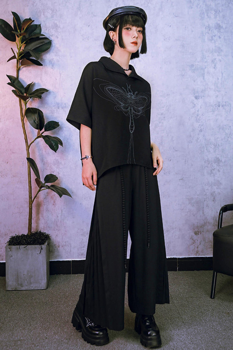 Eternity Printed Mid-sleeve Top