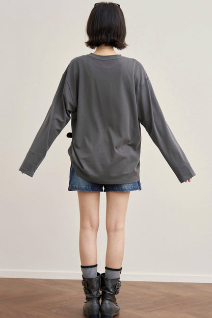 Mode Loose Raglan Top