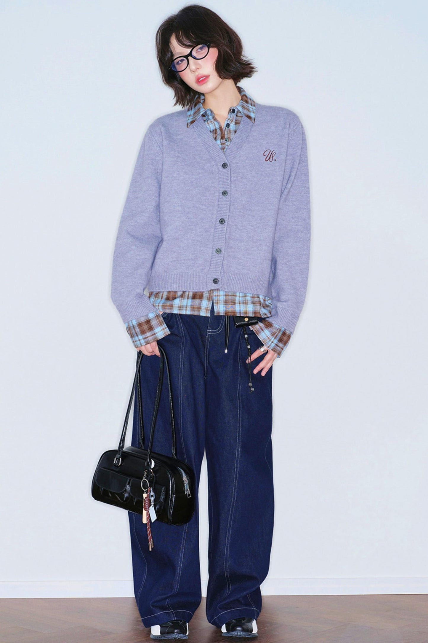Fake Two Piece Knit Sweater