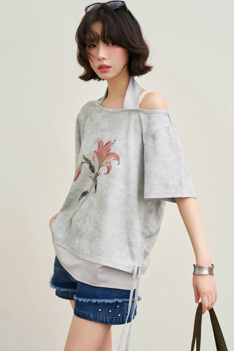 Retro Design Loose Top