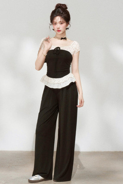 Off-shoulder Top + Pants