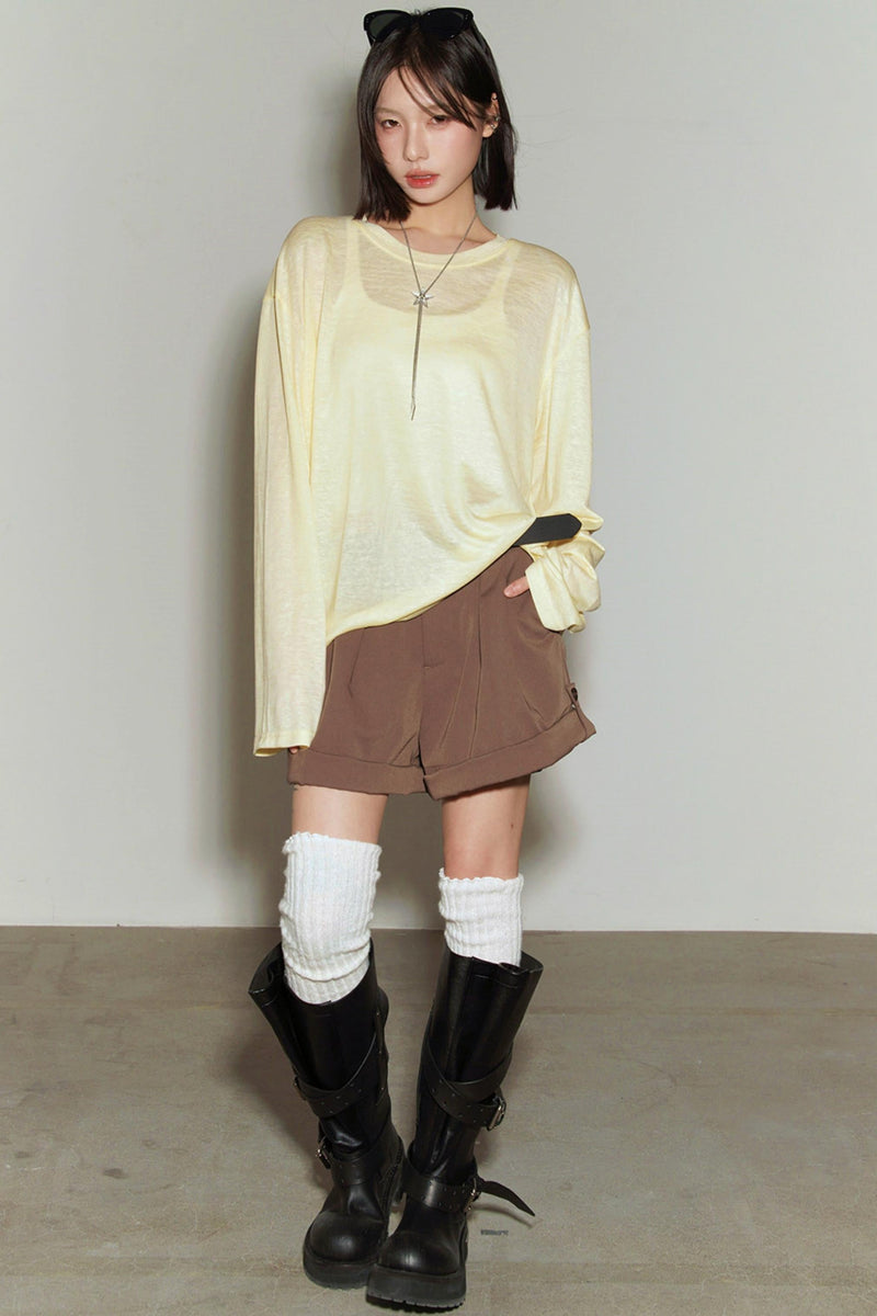 Cover-up Sheer Loose Top