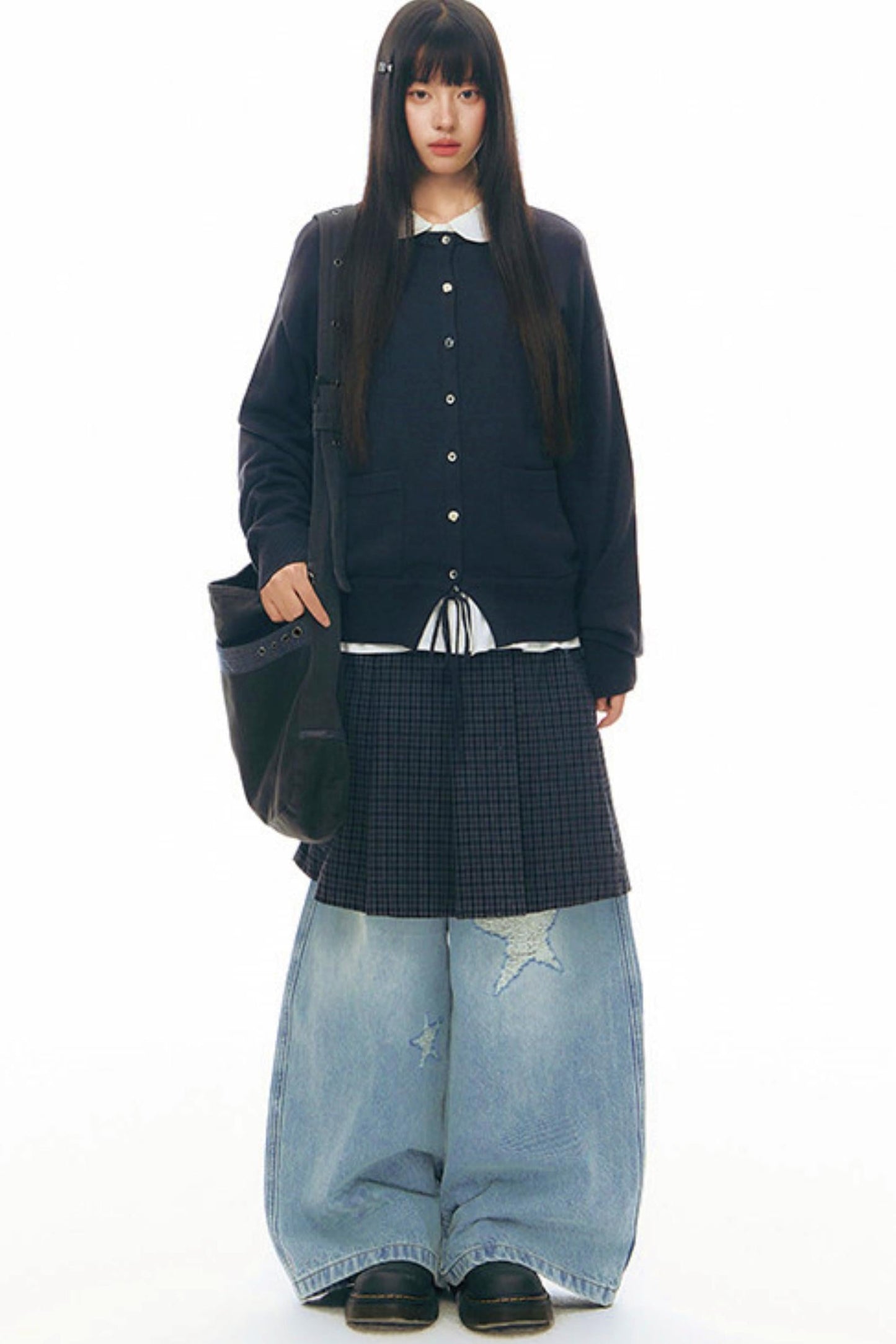 Drawstring Knit Cardigan