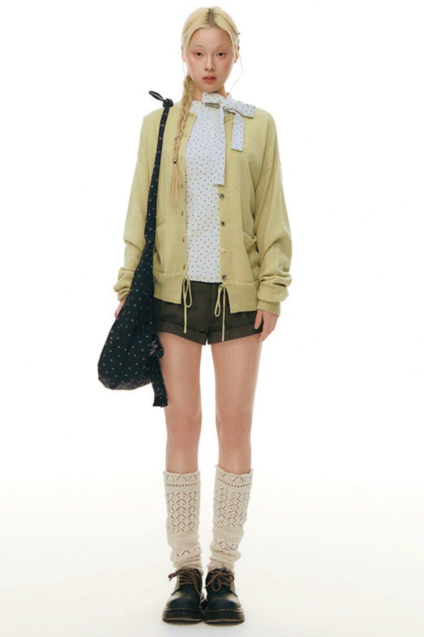 Star Tie-neck Slim Fit Top