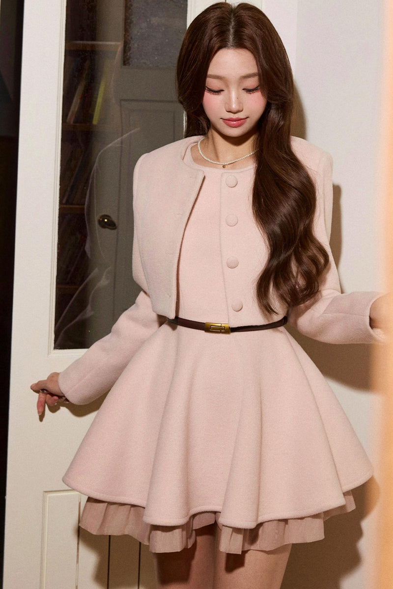 Sweet Dress + Short Coat