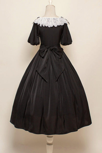 Lace Ribbon Maid Lolita Dress
