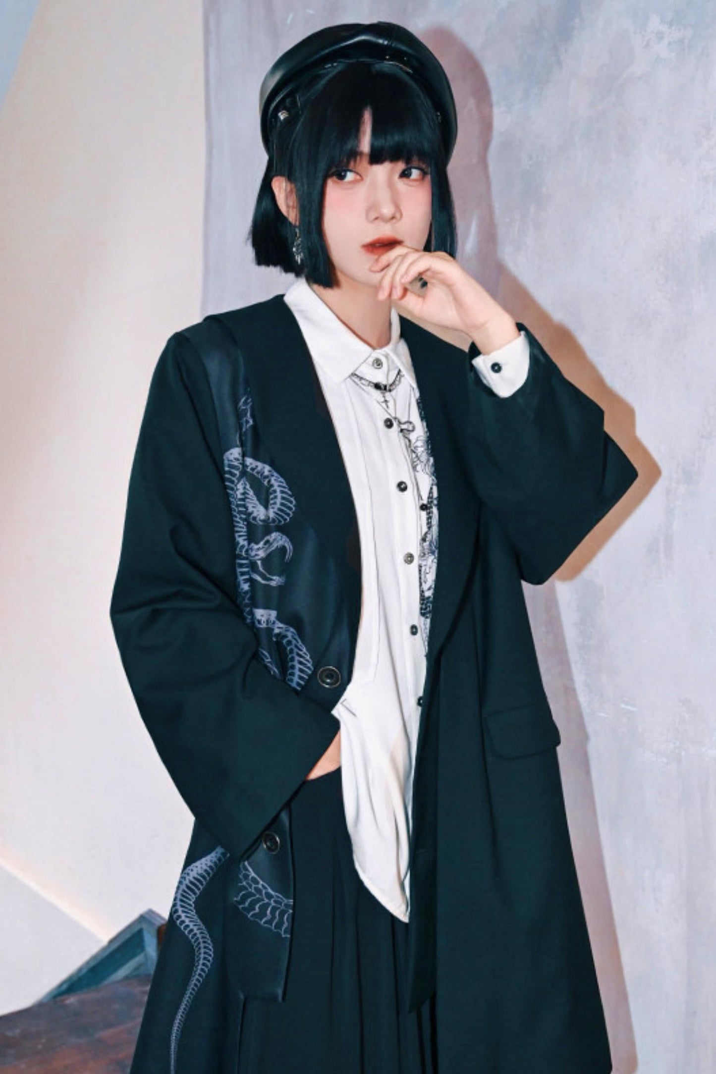 Dark Realm Chiffon Blouse
