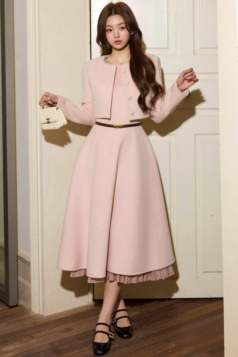 Sweet Dress + Short Coat