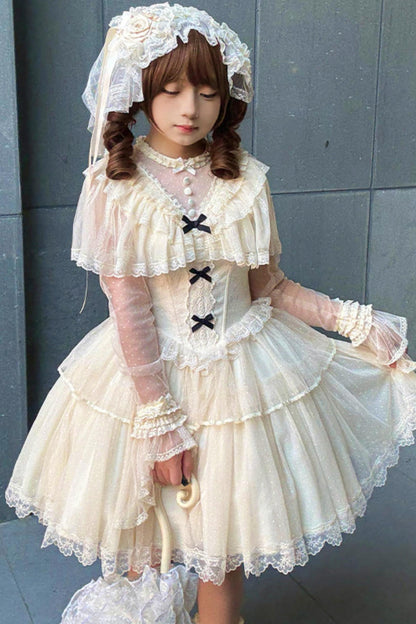 【予約商品】ホワイトプリンセスドレス+アクセサリー
